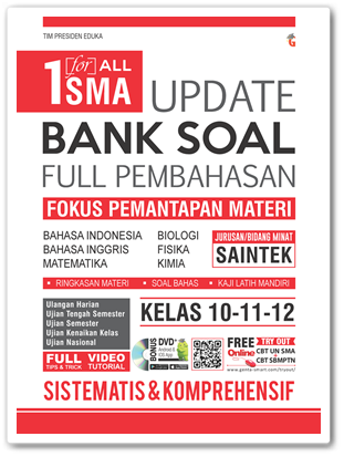 Buku One For All Update Bank Soal SMA SAINTEK